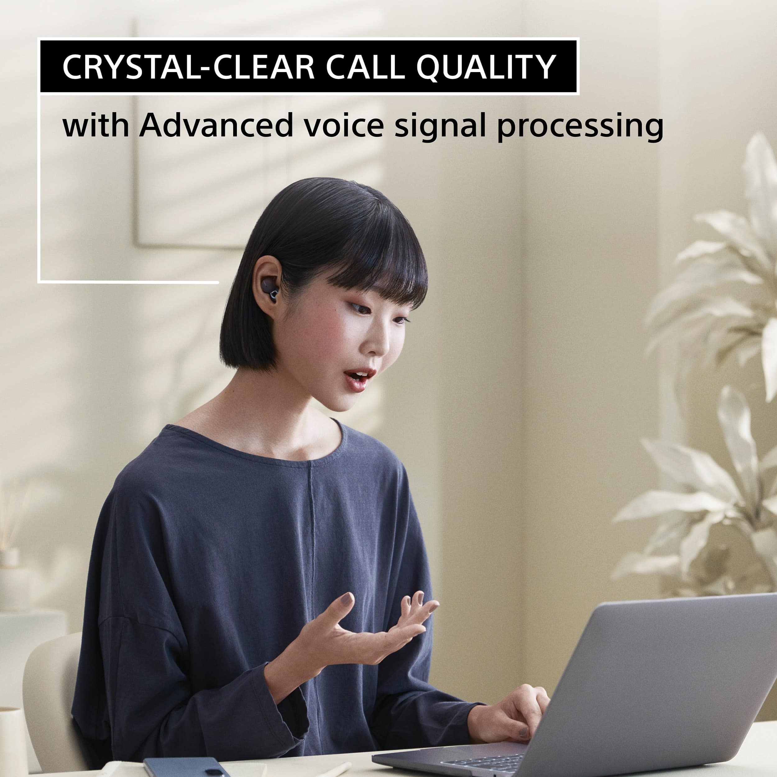 Crystal-clear call quality with advanced voice signal processing.