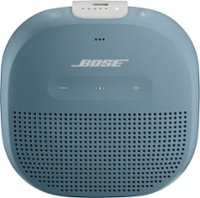 Bose - SoundLink Micro Portable Bluetooth Speaker with Waterproof Design - Stone Blue - Front_Zoom