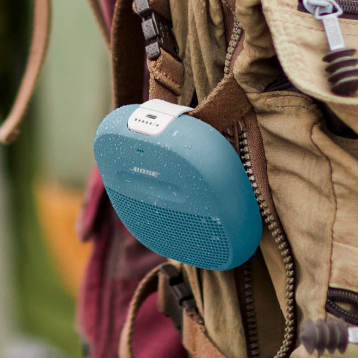Bose SoundLink Micro Portable Bluetooth Buy - 783342-0300 Blue Best Stone Waterproof with Design Speaker
