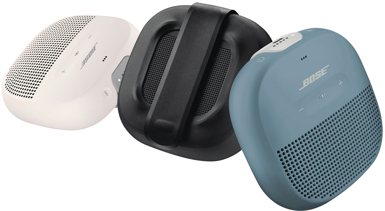 新品) Bose SoundLink Micro Bluetooth Speaker, Stone Blue ＆ SoundLink Flex  Bluetooth Portable Speaker, Wireless Waterproof Speaker for Outdoor Travel 