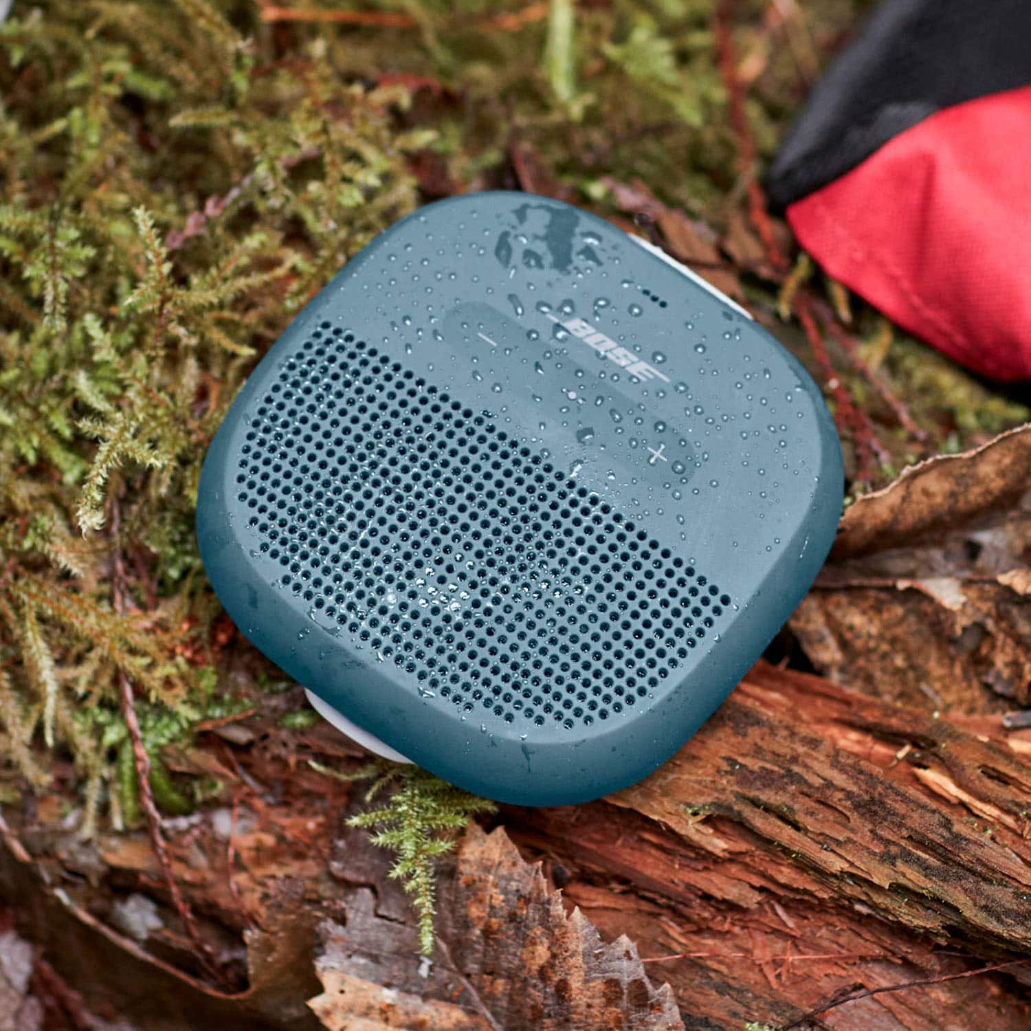 Alt View 1. Bose - SoundLink Micro Portable Bluetooth Speaker with Waterproof Design - Stone Blue.