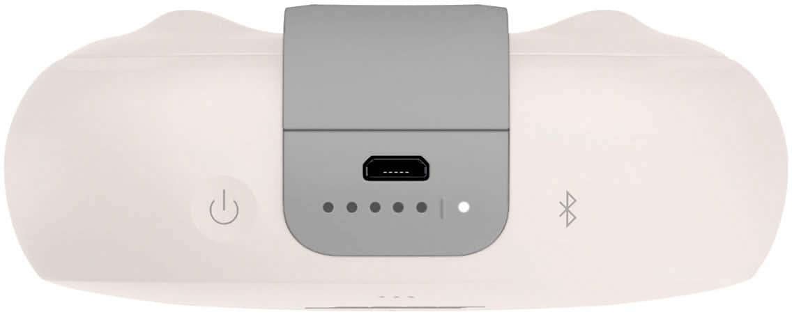 Alt View 16. Bose - SoundLink Micro Portable Bluetooth Speaker with Waterproof Design - White Smoke.