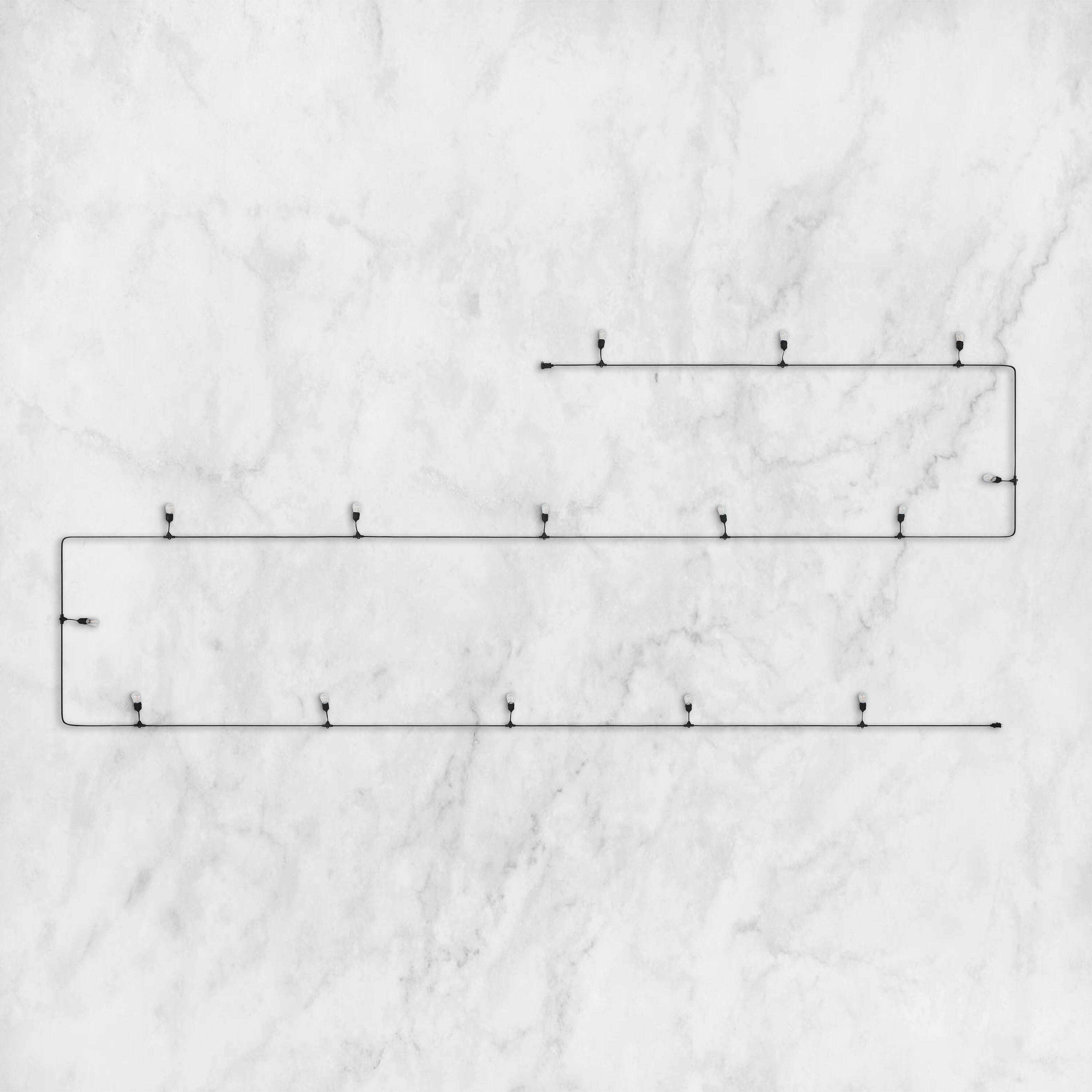 Alt View 18. Insignia™ - 48 Ft. Outdoor String Lights - White.