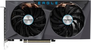 GIGABYTE - Geek Squad Certified Refurbished NVIDIA GeForce RTX 3060 Ti EAGLE OC 8G GDDR6 PCI Express 4.0 Graphics Card - Front_Zoom