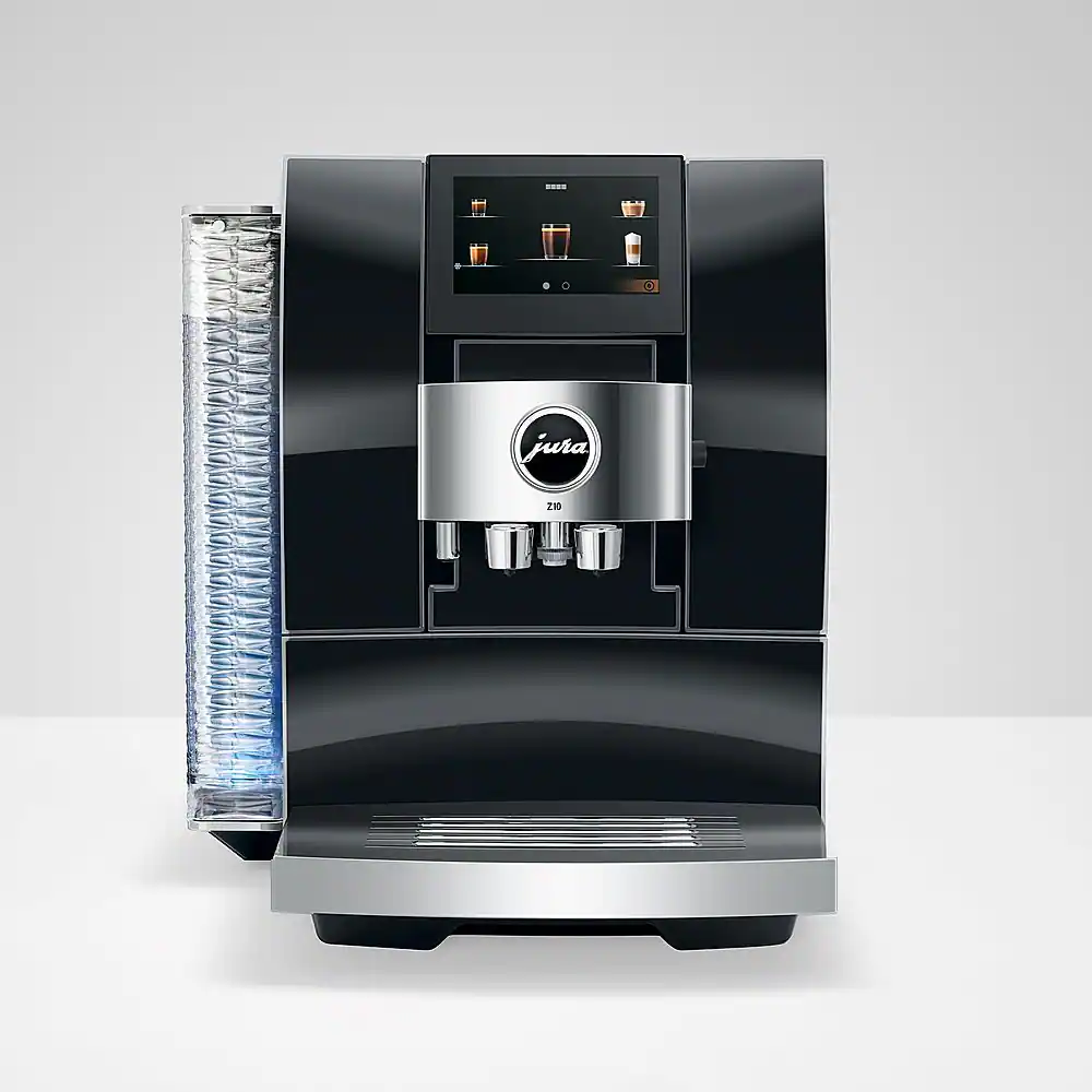 Front. JURA - Z10 Espresso Machine - Diamond Black.