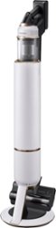 Samsung - Bespoke Jet Cordless Stick Vacuum with All In One Clean Station® - Misty White - Front_Zoom