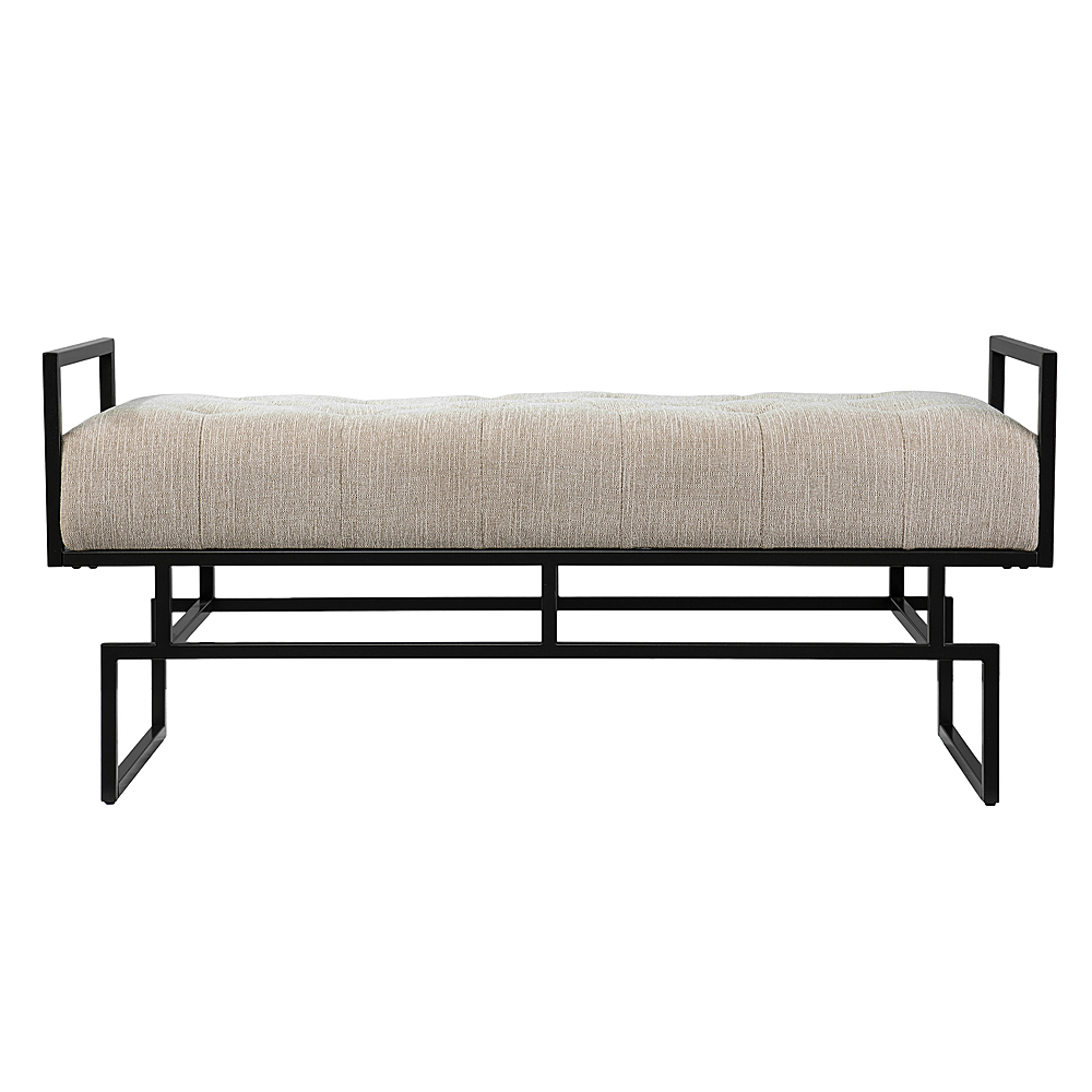Angle View: SEI Furniture - Essex Curio Cabinet - Black