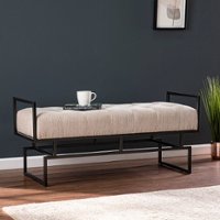 SEI Furniture - Coniston Upholstered Bench - Front_Zoom
