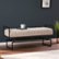 Front Zoom. SEI Furniture - Coniston Upholstered Bench.