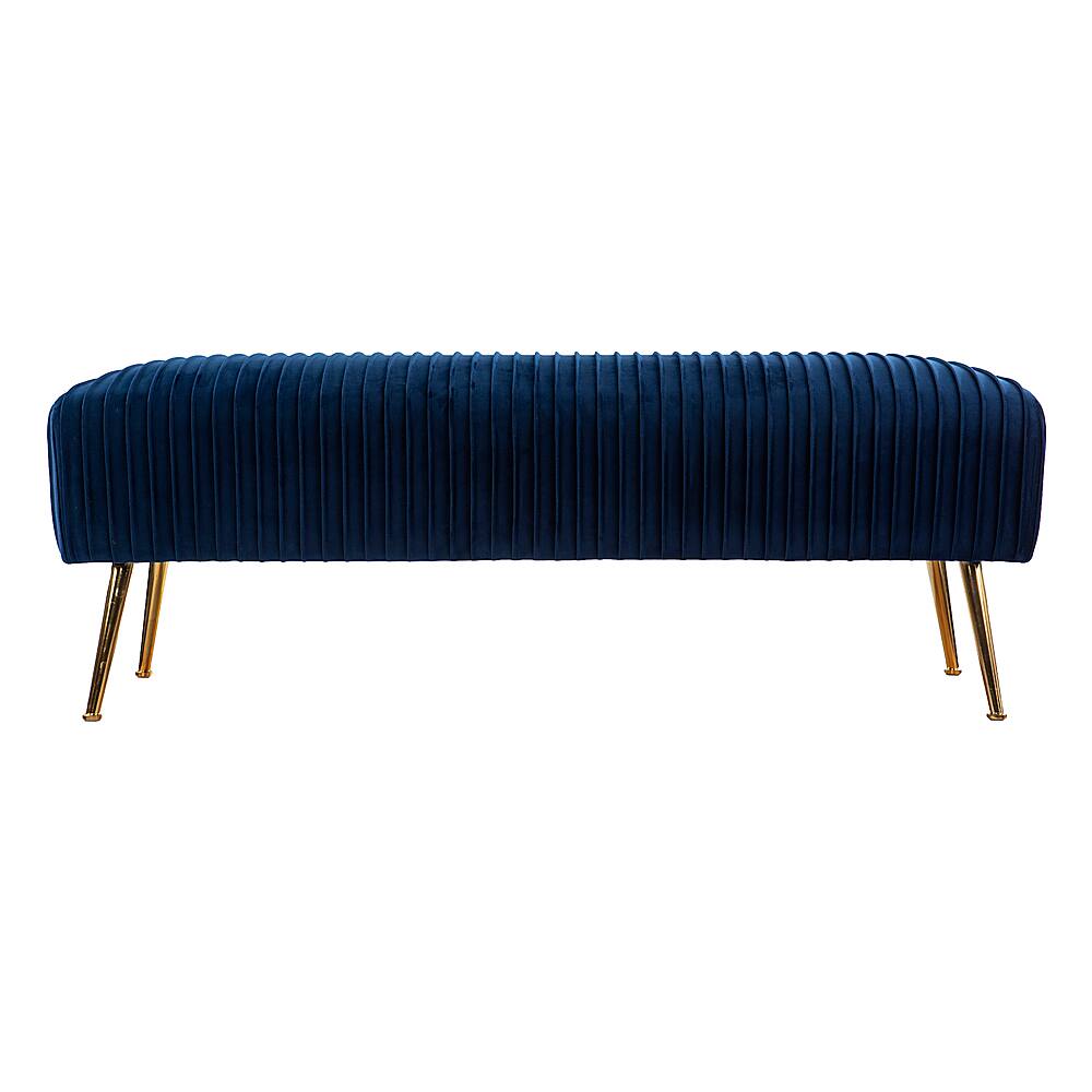 Angle View: SEI Furniture - Delaird Contemporary Upholstered Bench