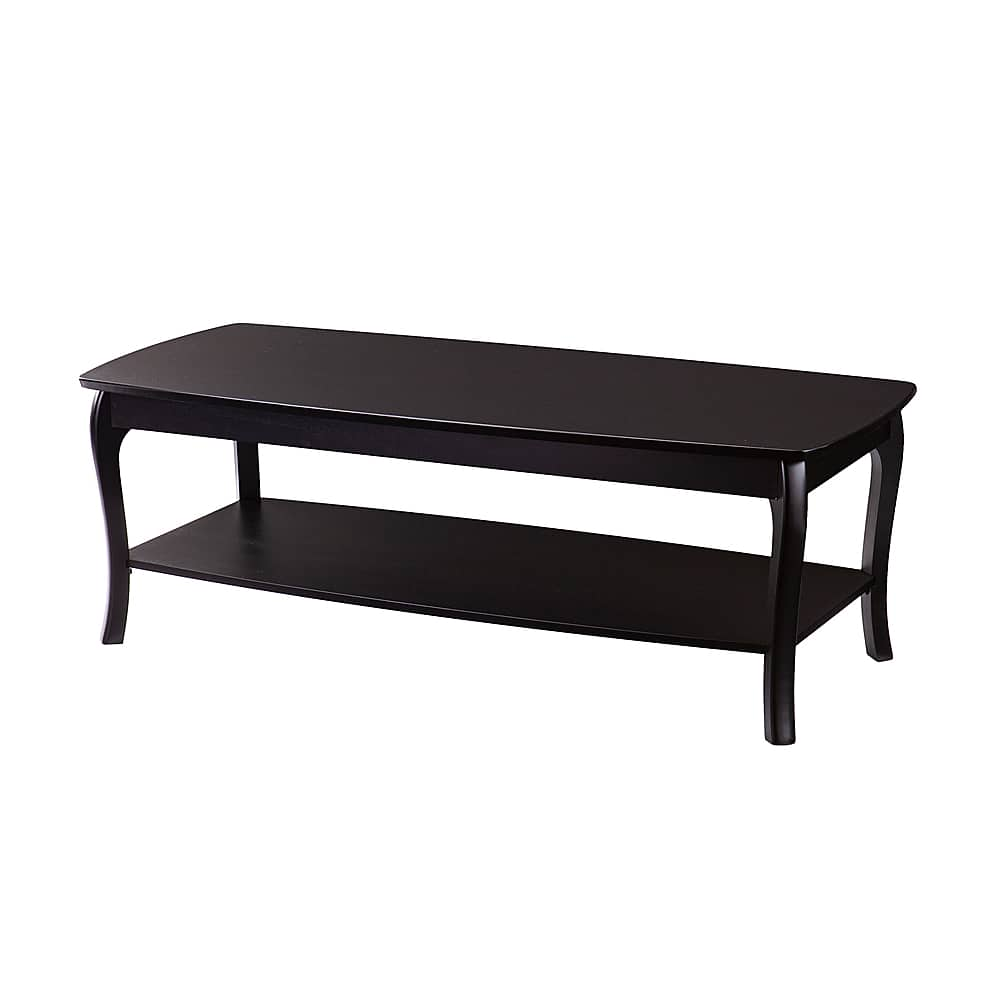 Left View: Southern Enterprises - Ava Rectangular Cocktail Table - Black - Black finish