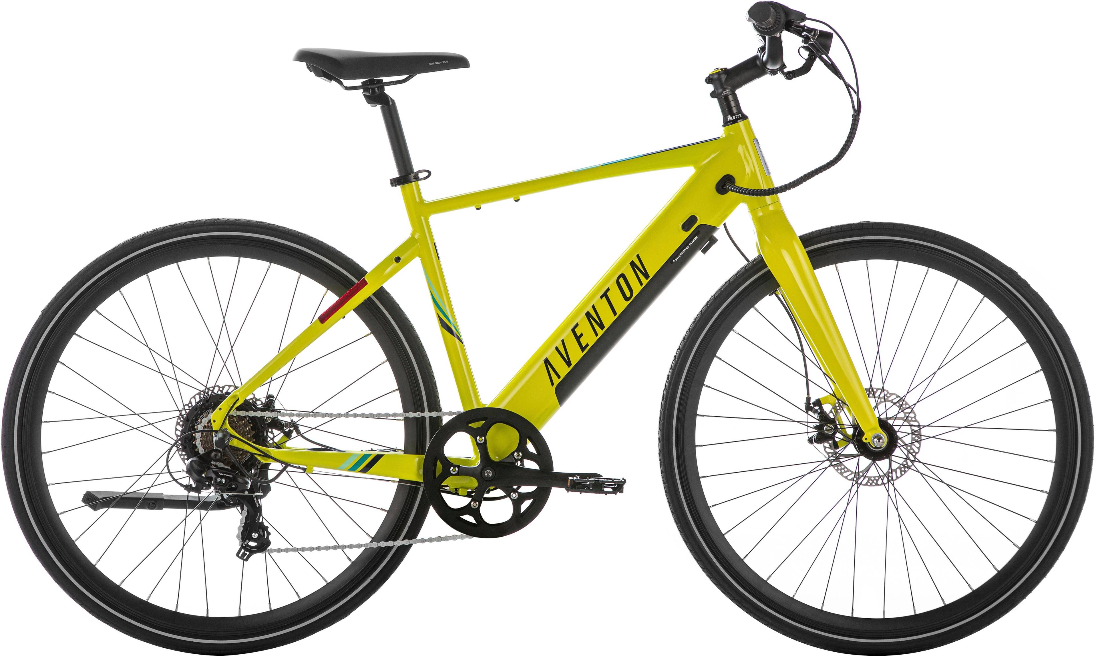 Angle View: Aventon - Soltera 7-Speed Step-Over Ebike w/ 40 mile Max Operating Range and 20 MPH Max Speed - Regular - Citrine