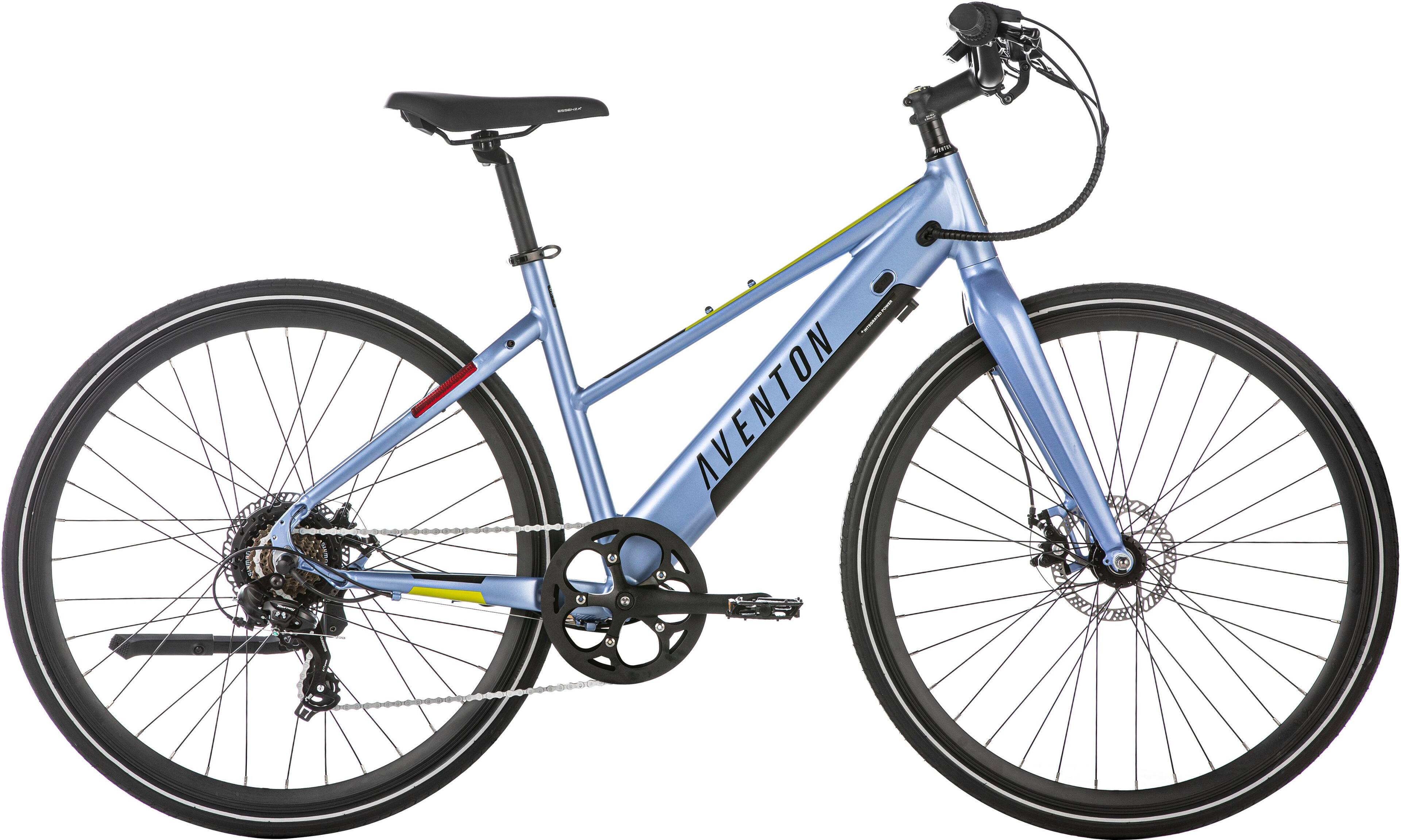 Angle View: Aventon - Soltera 7-Speed Step-Through Ebike w/ 40 mile Max Operating Range and 20 MPH Max Speed - Small/Medium - Lilac Grey