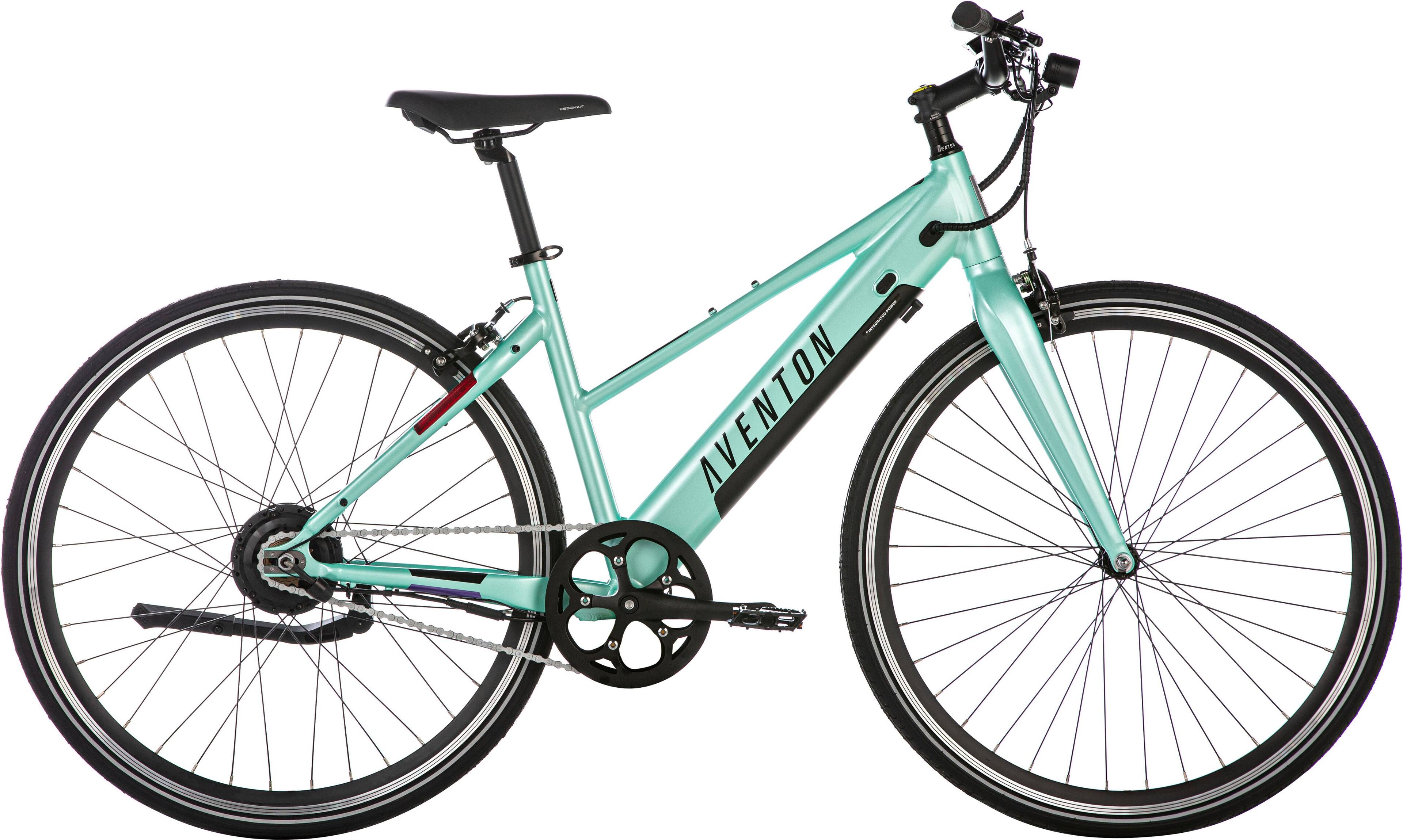 Angle View: Aventon - Soltera Step-Through Ebike w/ 40 mile Max Operating Range and 20 MPH Max Speed - Medium/Large - Seafoam Green