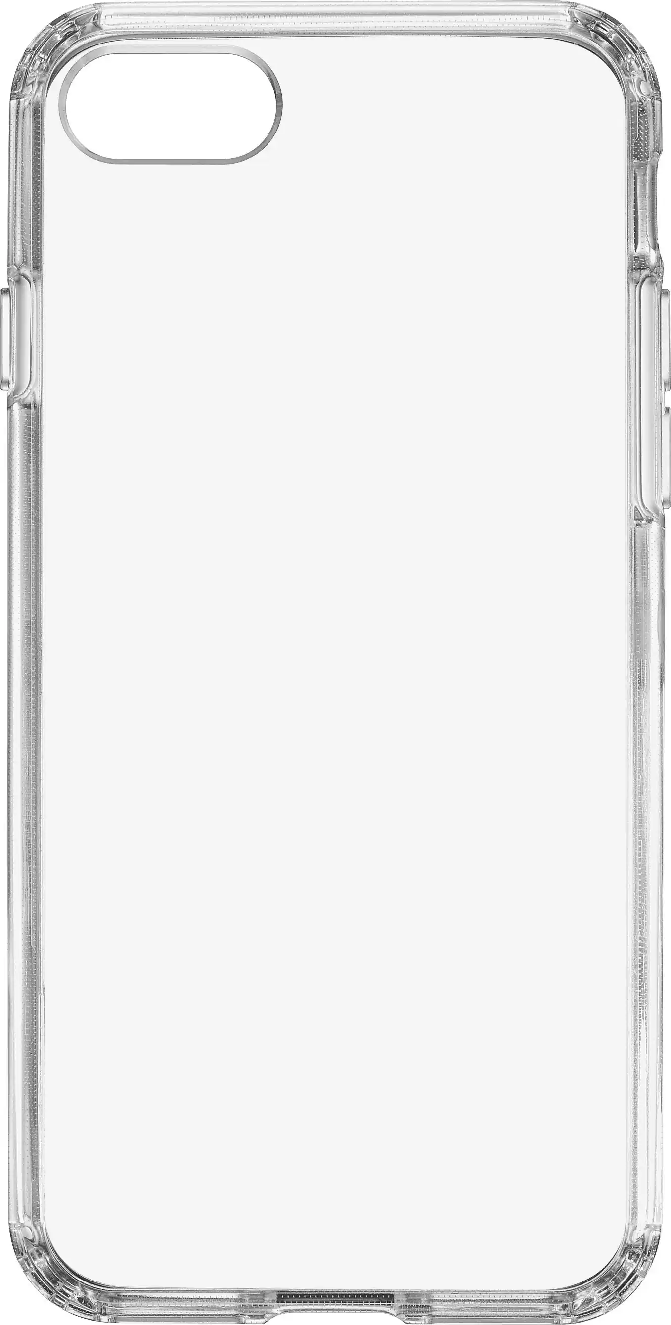 Insignia™ - Hard-Shell Case for Apple iPhone 7, 8, SE (2nd generation) and SE (3rd generation) - Clear