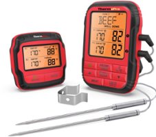 ThermoPro - Dual Probe Wireless Meat Thermometer - Red - Alt_View_Zoom_23