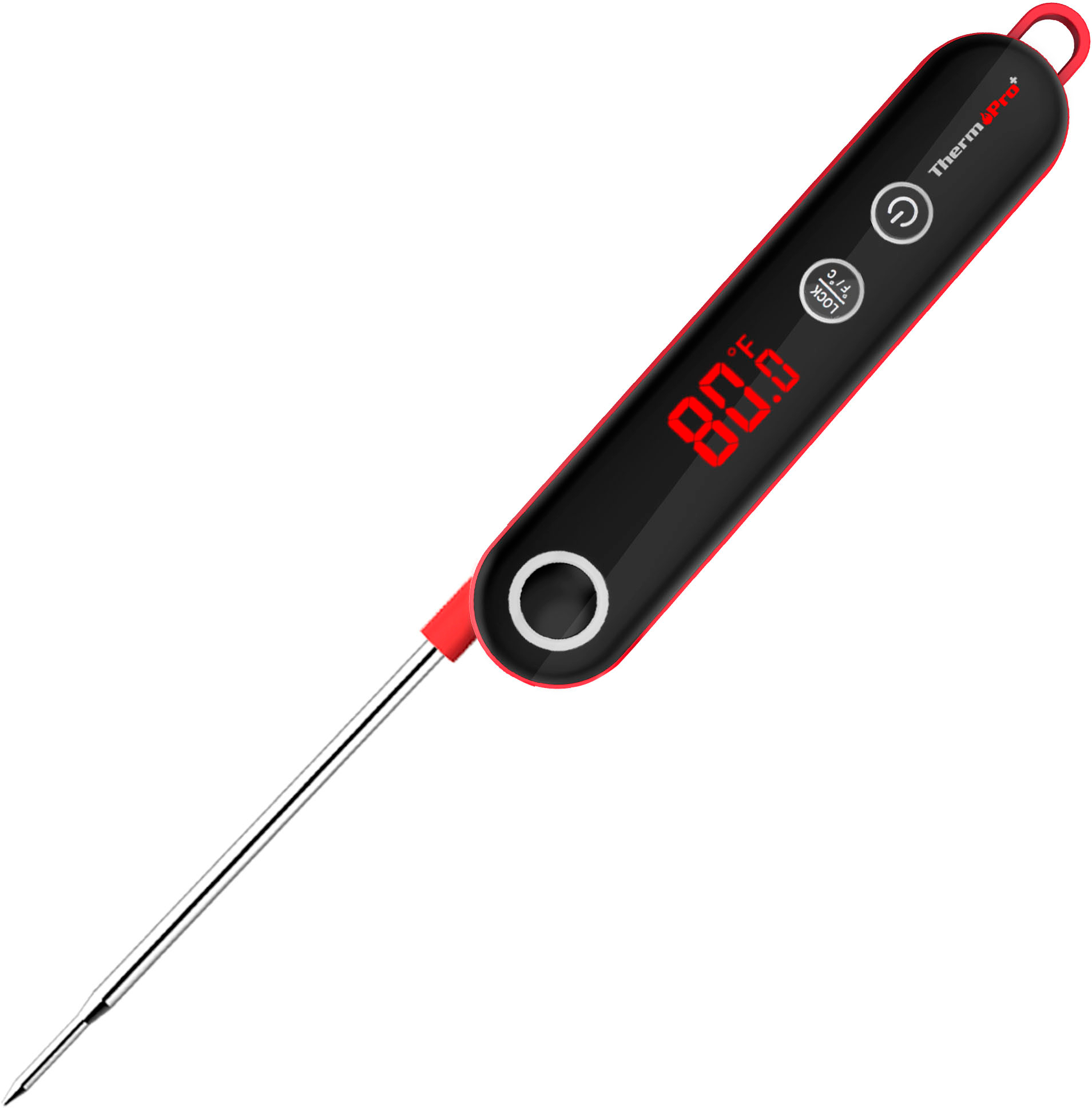 ThermoPro Dual Probe Digital Cooking Meat Thermometer Red TP17W - Best Buy