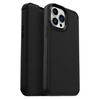 OtterBox - Strada Case for Apple iPhone 13 Pro Max / 12 Pro Max - Shadow Black - Front_Zoom