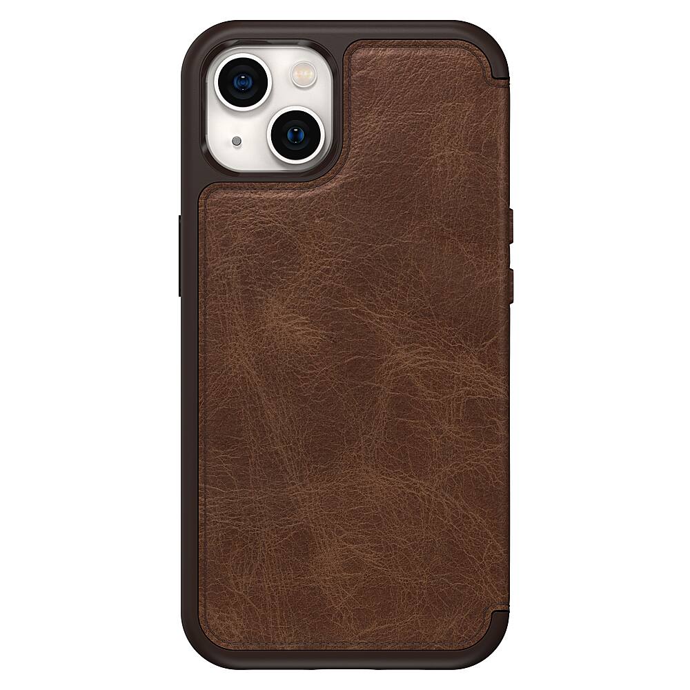 Best Buy: OtterBox Strada Case for Apple iPhone 13 Espresso Brown 77-85799