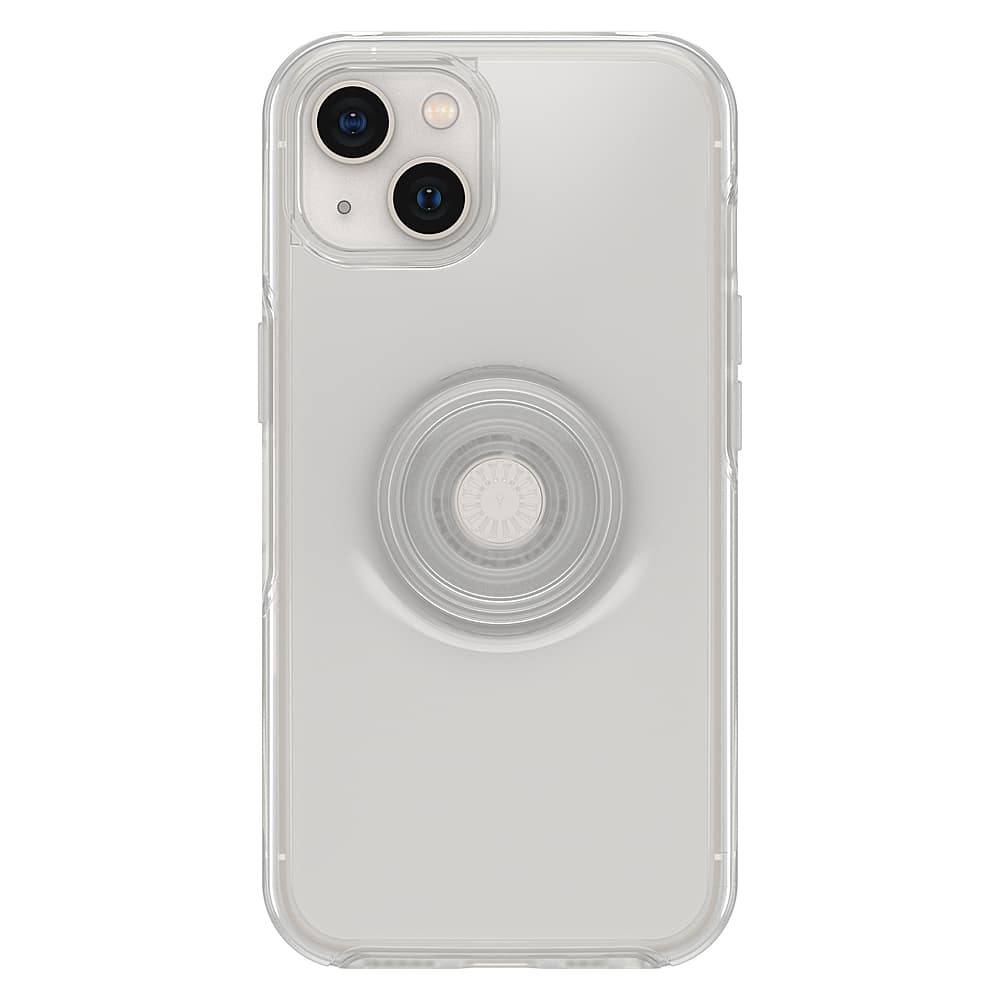 Best Buy Otterbox Otter Pop Symmetry Clear Case With Popgrip For Apple Iphone 13 Clear 77 85394 2172