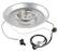 Front. Yardbird® - Fire Table Burner Insert Kit - Round - Stainless Steel.