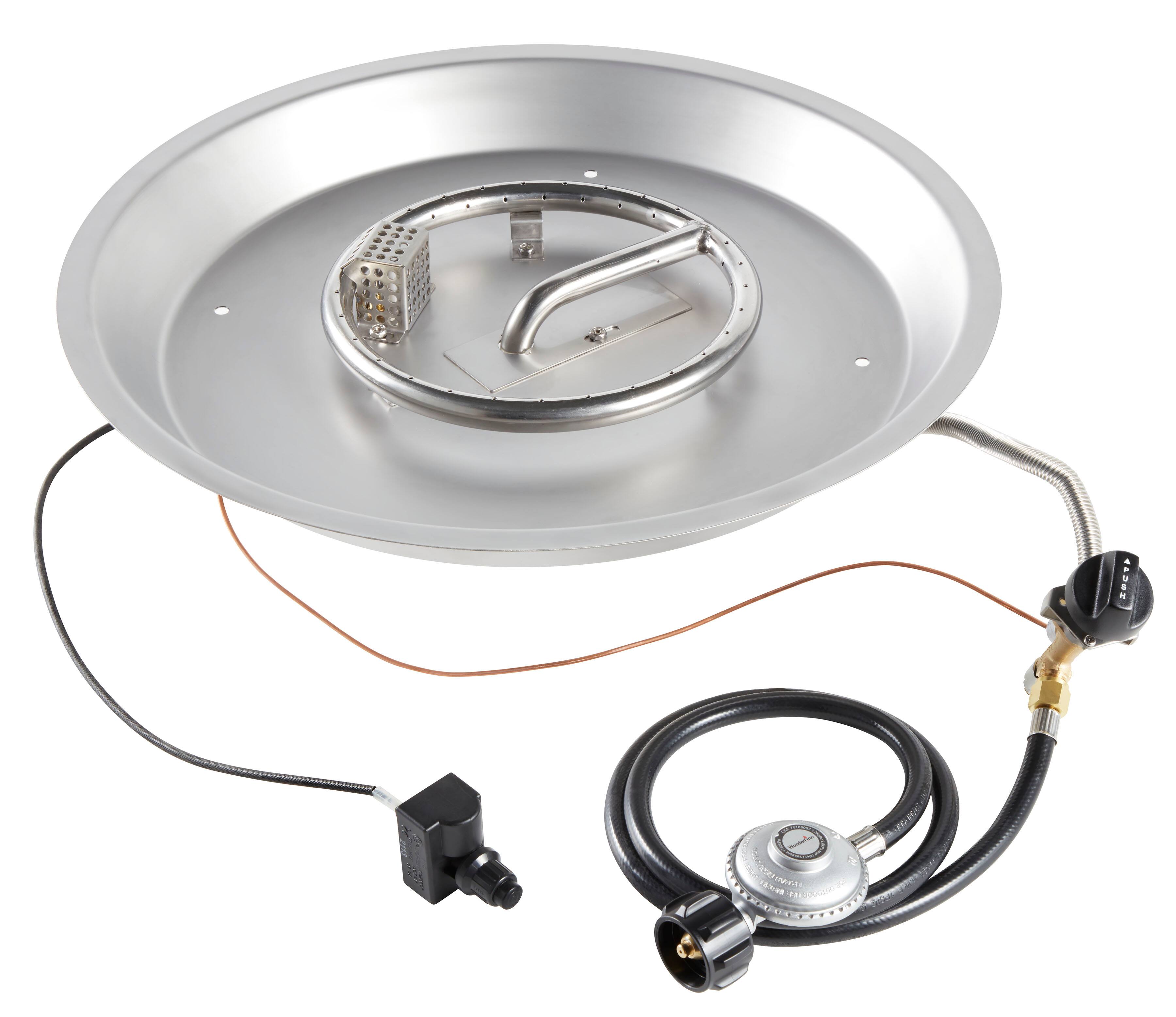 Yardbird® Fire Table Burner Insert Kit Round Stainless Steel FTA168
