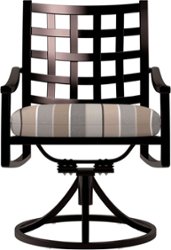 Yardbird® - Lily Outdoor Dining Swivel Chair - Milano - Front_Zoom
