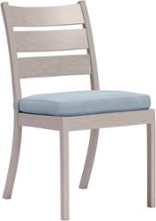 Yardbird® - Eden Armless Outdoor Dining Chair - Mist - Angle_Zoom