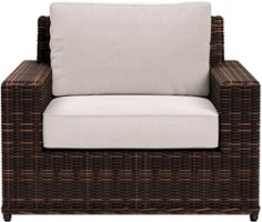 Yardbird® - Langdon Outdoor Fixed Chair - Silver - Front_Zoom