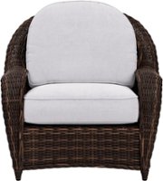 Yardbird® - Waverly Outdoor Fixed Chair - Silver - Front_Zoom