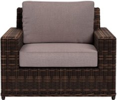 Yardbird® - Langdon Outdoor Fixed Chair - Shale - Front_Zoom