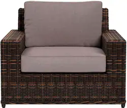 Yardbird® - Langdon Outdoor Fixed Chair - Shale - Front_Zoom