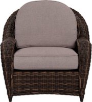 Yardbird® - Waverly Outdoor Fixed Chair - Shale - Front_Zoom