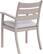 Alt View 11. Yardbird® - Eden Arm Outdoor Dining Chair - Silver.