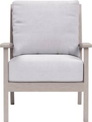 Yardbird® - Eden Outdoor Fixed Chair - Silver - Front_Zoom