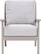 Front. Yardbird® - Eden Outdoor Fixed Chair - Silver.