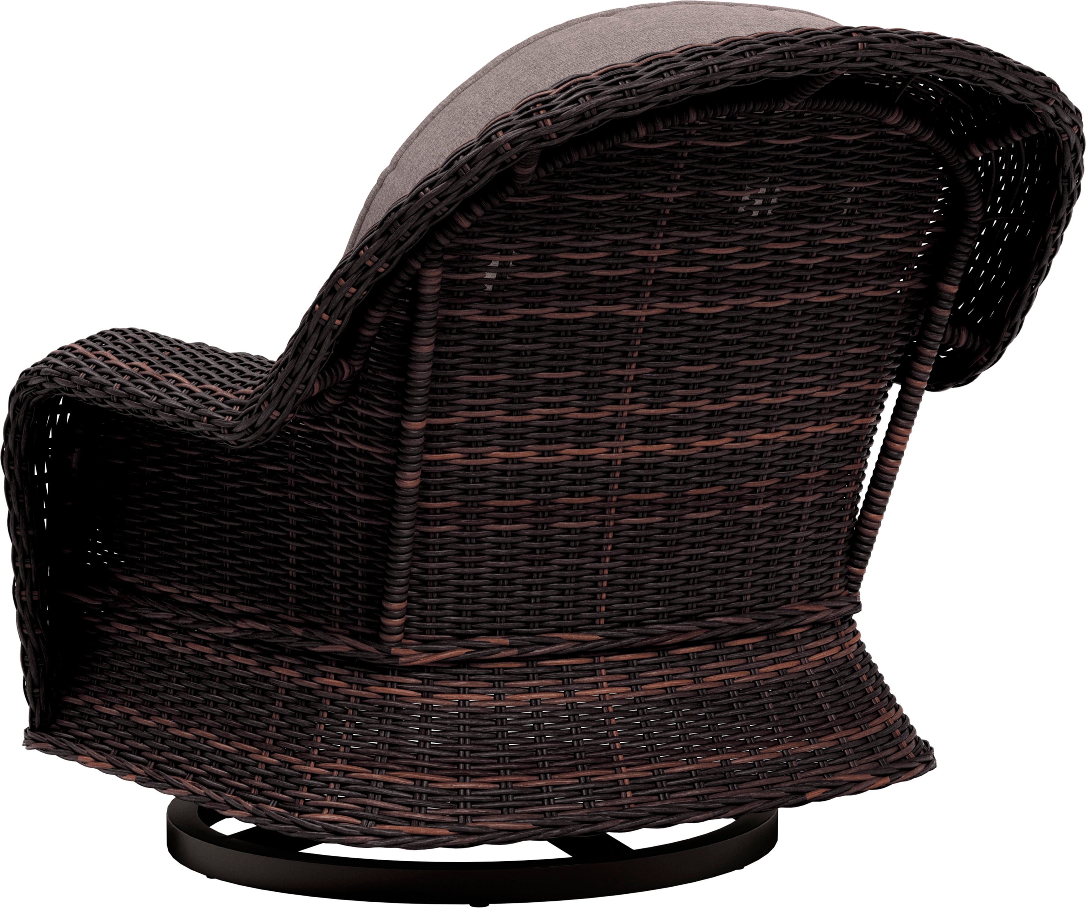 Alt View 11. Yardbird® - Waverly Outdoor Swivel Glider Chair - Shale.