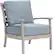 Angle. Yardbird® - Eden Outdoor Fixed Chair - Mist.