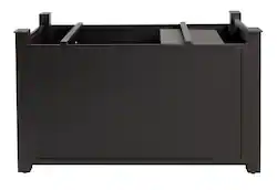 Yardbird® - Fire Table Base - Rectangular - Dark Espresso Brown - Front_Zoom