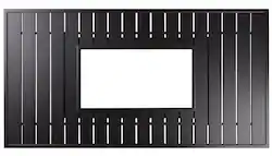 Yardbird® - Fire Table Top - Rectangular - Dark Espresso Brown - Front_Zoom