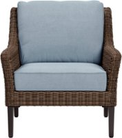 Yardbird® - Harriet Outdoor Fixed Chair - Mist - Front_Zoom