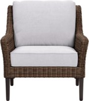 Yardbird® - Harriet Outdoor Fixed Chair - Silver - Front_Zoom