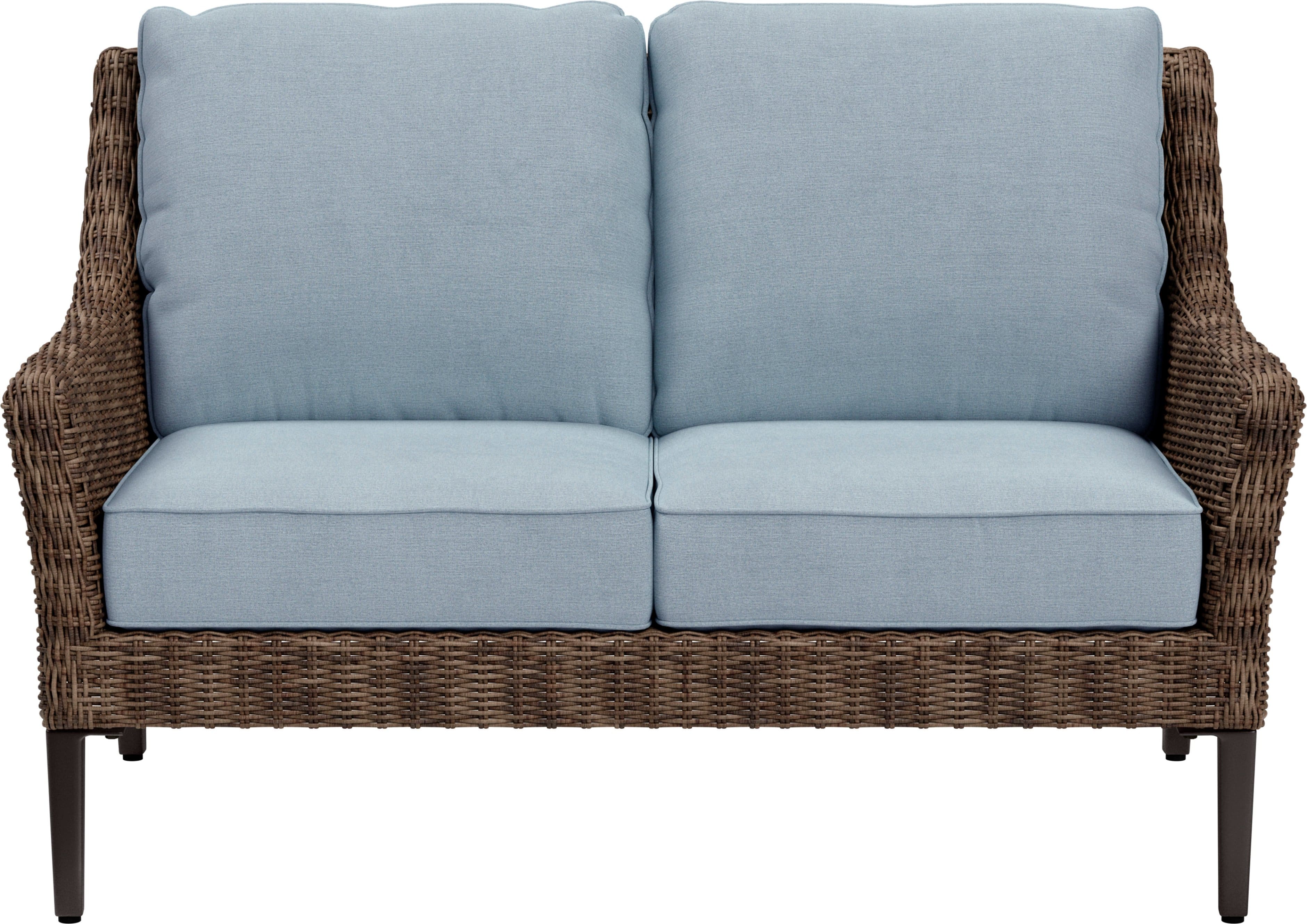 Yardbird® - Harriet Outdoor Loveseat - Mist - Front_Zoom
