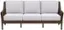 Front. Yardbird® - Harriet Outdoor Sofa - Silver.