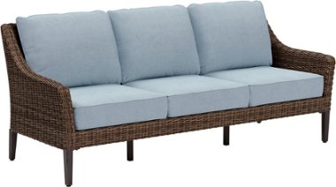 Yardbird® - Harriet Outdoor Sofa - Mist - Angle_Zoom