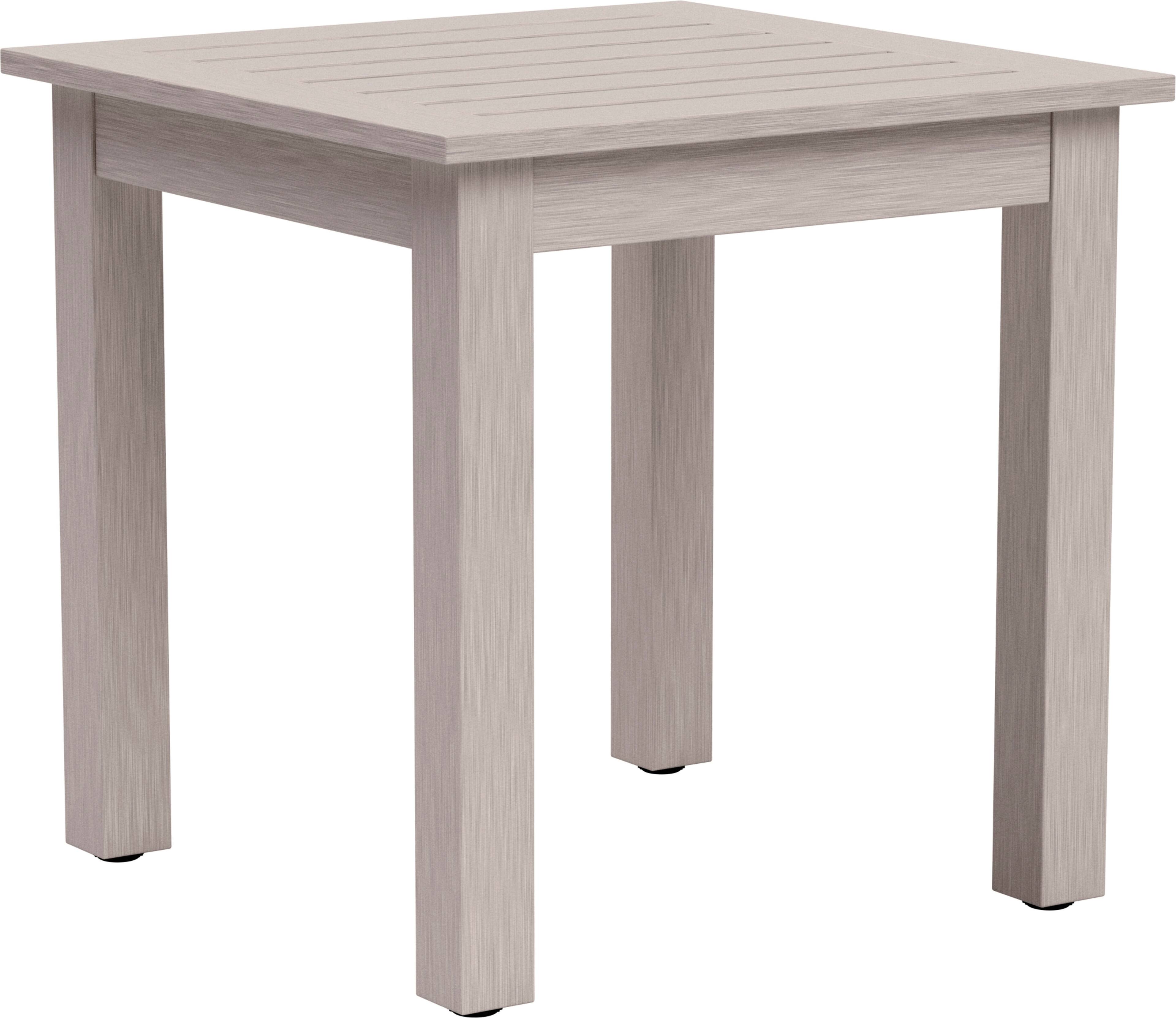 Yardbird® Eden Outdoor Side Table Faux Weathered Teak ED141 Best Buy