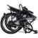 Alt View Zoom 17. Huffy Oslo Folding E-Bike w/ 25 mi max Operating Range & 20 mph max Speed - Charcoal.
