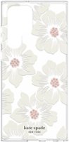 kate spade new york - Protective hardshell case for Samsung Galaxy S22 Ultra - Hollyhock - Front_Zoom