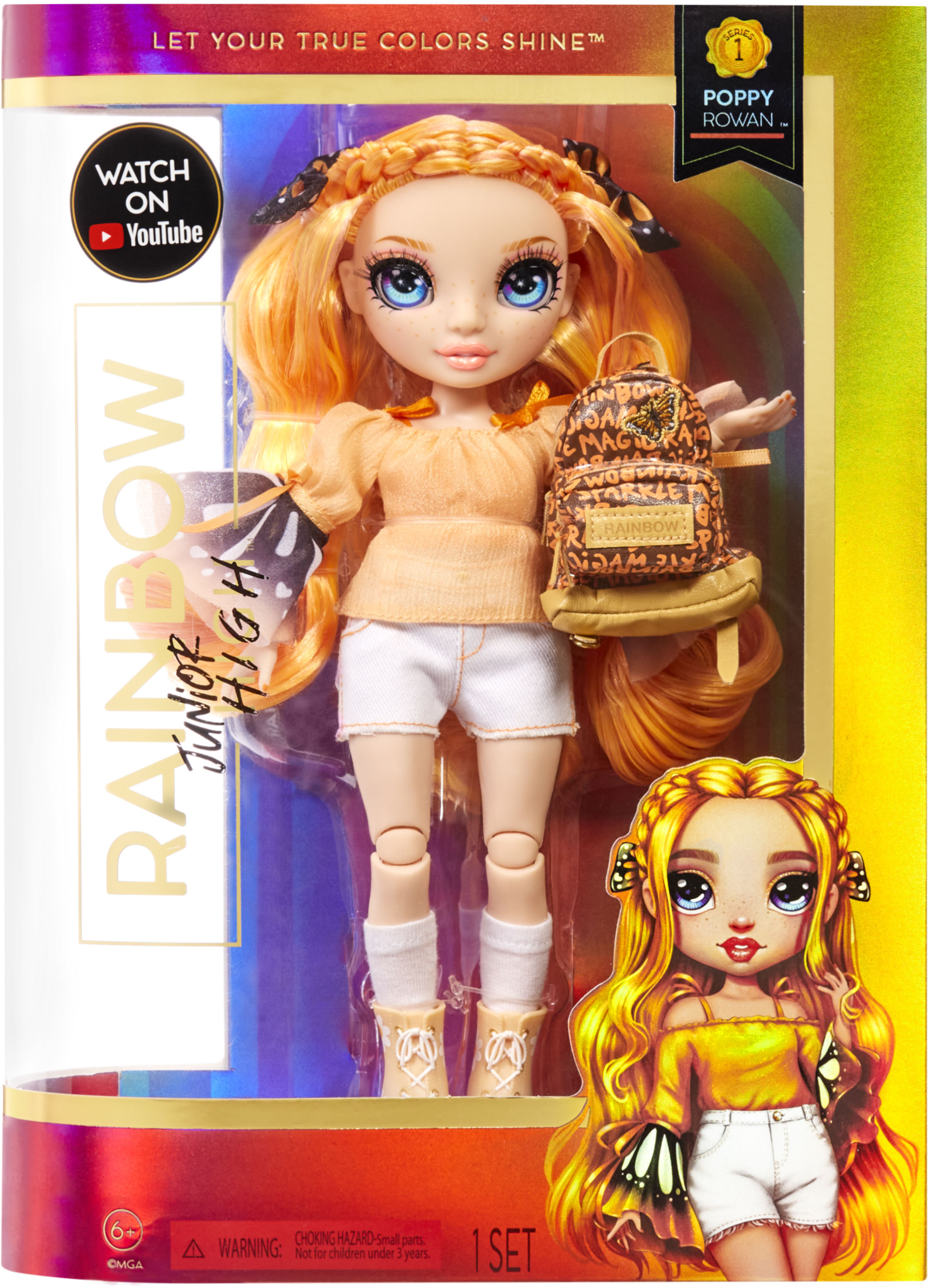 Best Buy: Rainbow High Winter Break Doll- Poppy Rowan Orange 574767