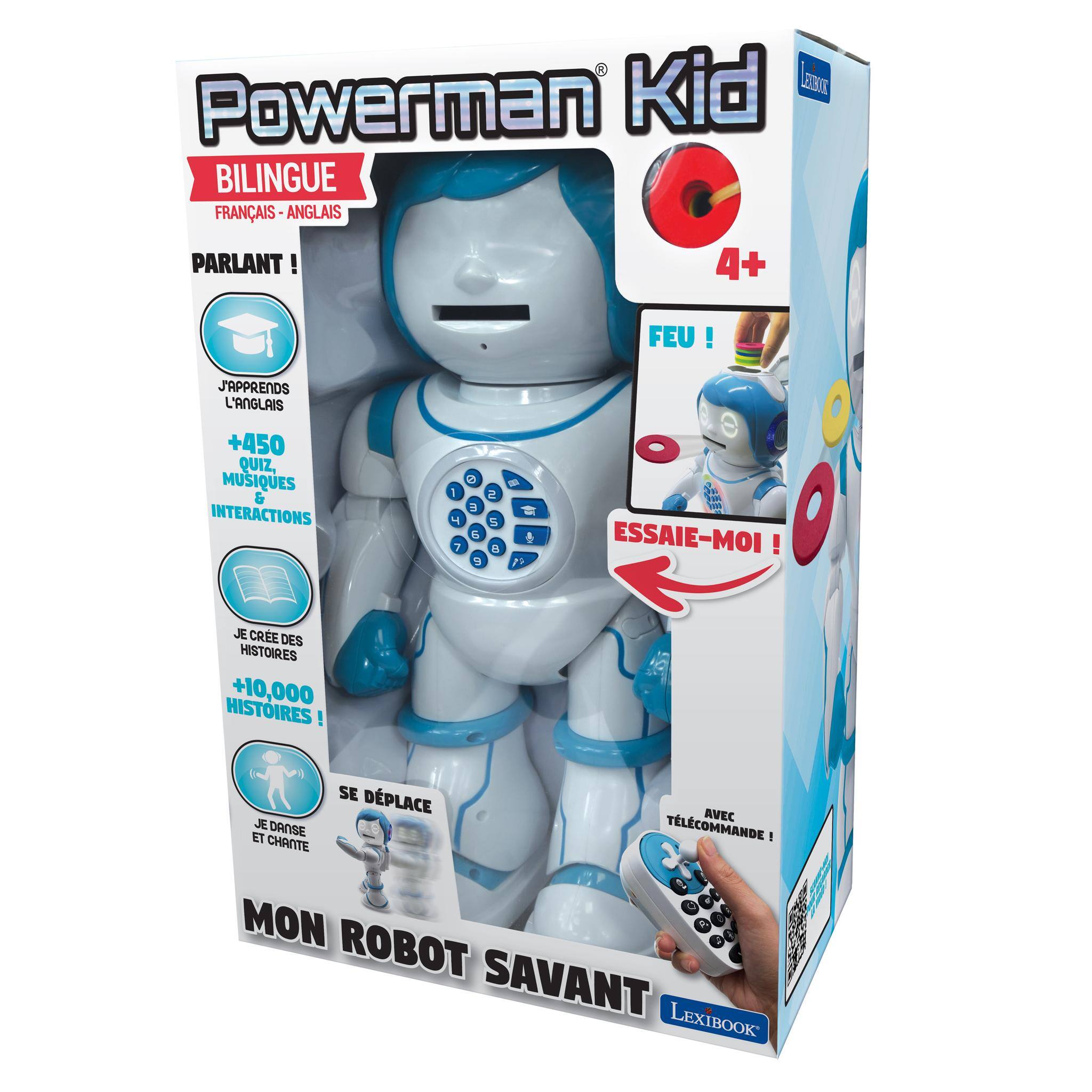 Lexibook Powerman Kid Smart Bilingual Robot with Remote Control - Best Buy